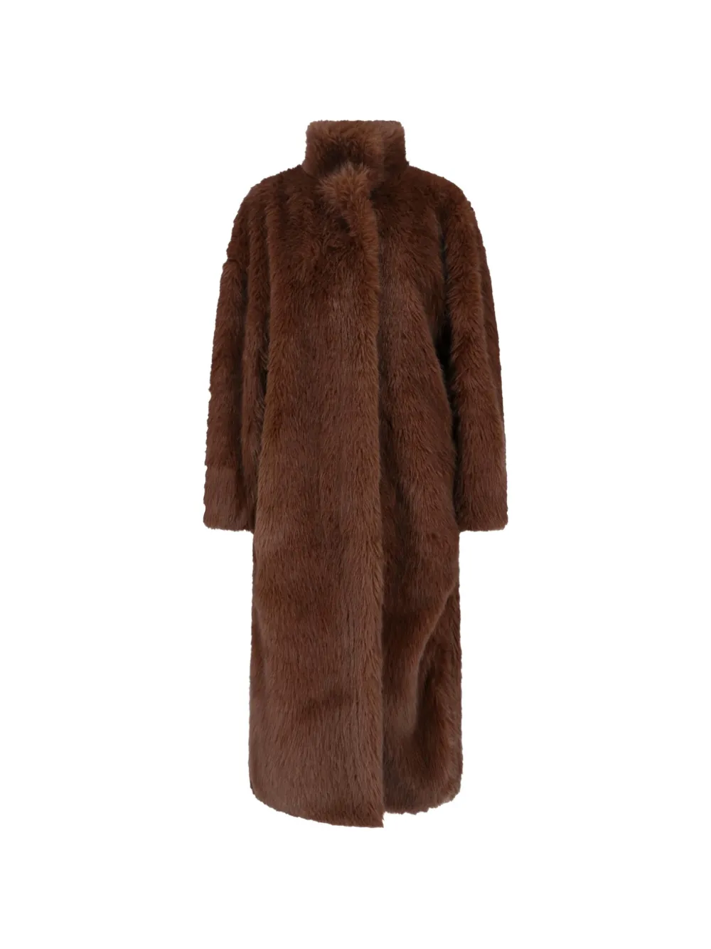 The Frankie Shop Ravello faux-fur coat - Marrone