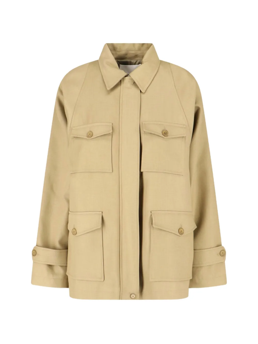 The Frankie Shop Kelia padded utility jacket - Toni neutri