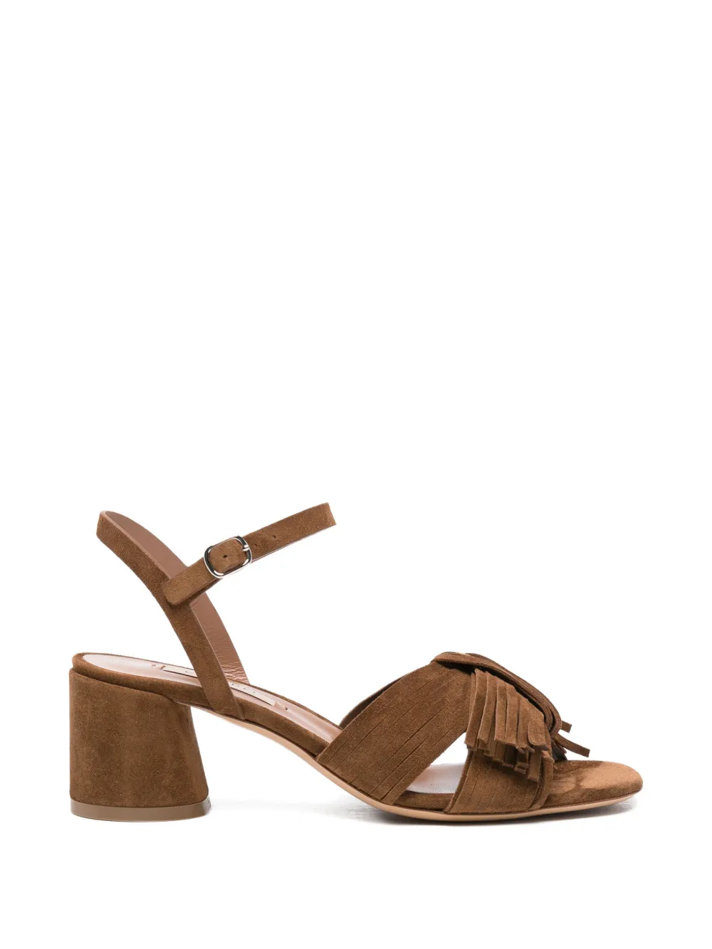 Casadei fringe-detail knotted sandals - Marrone
