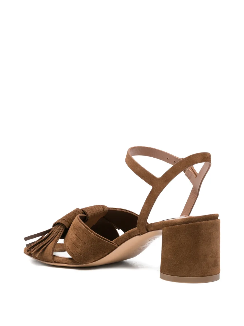 Casadei fringe-detail knotted sandals Bruin
