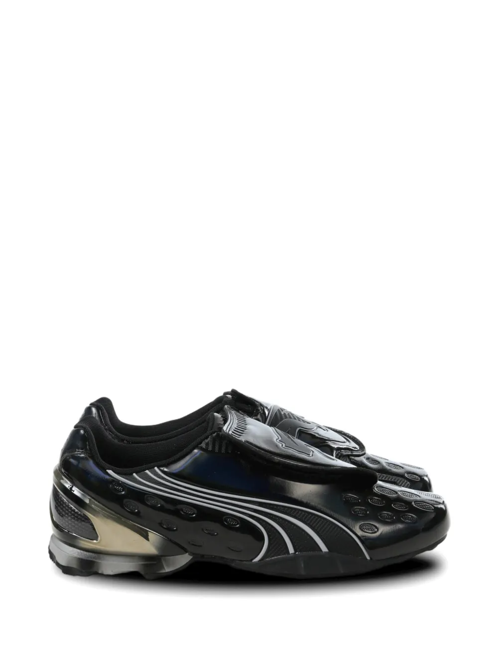 PUMA VS-1 Contact touch-strap patent sneakers - Schwarz