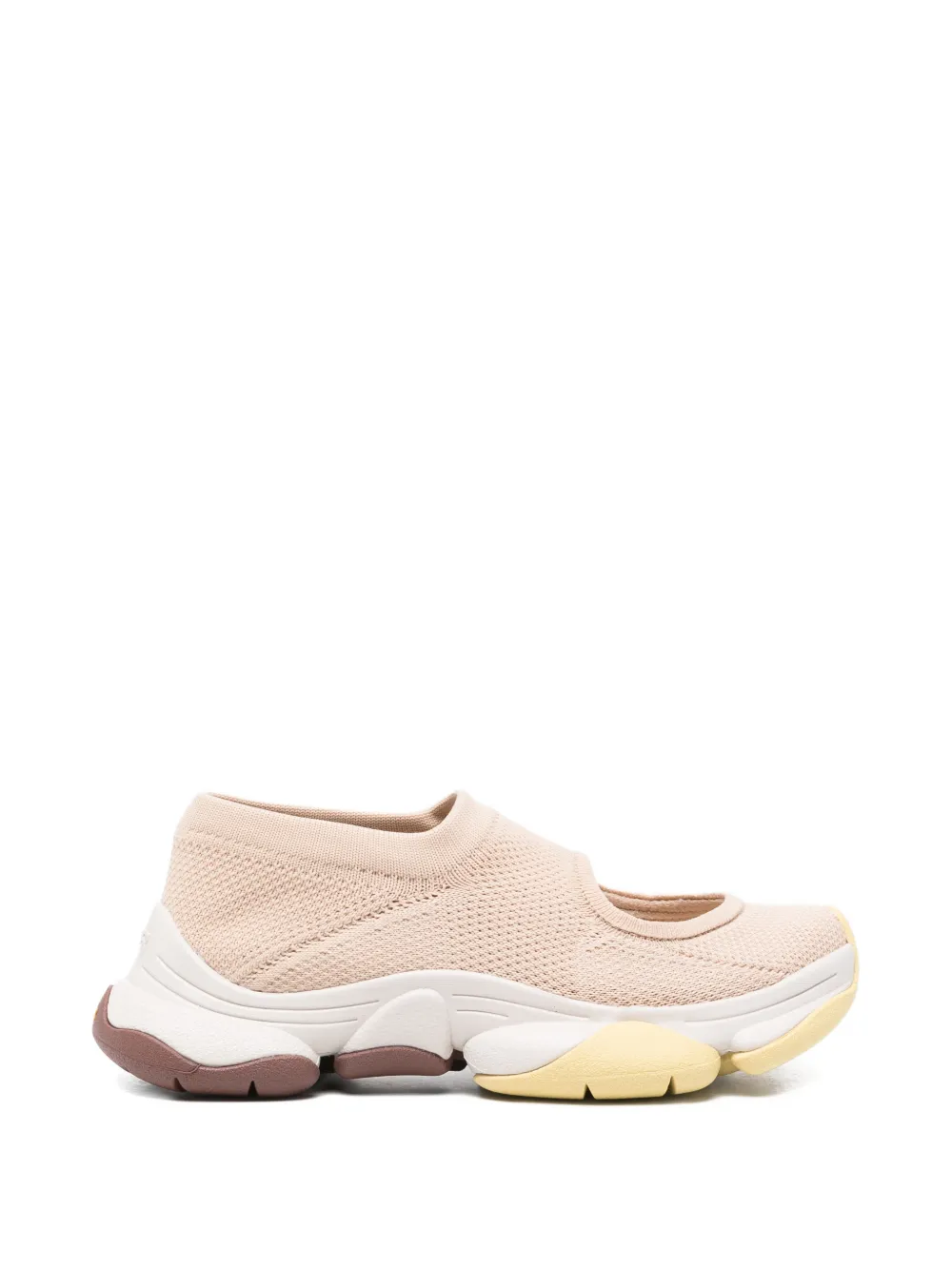 Camper x Issey Miyake cut-out knit sneakers - Toni neutri