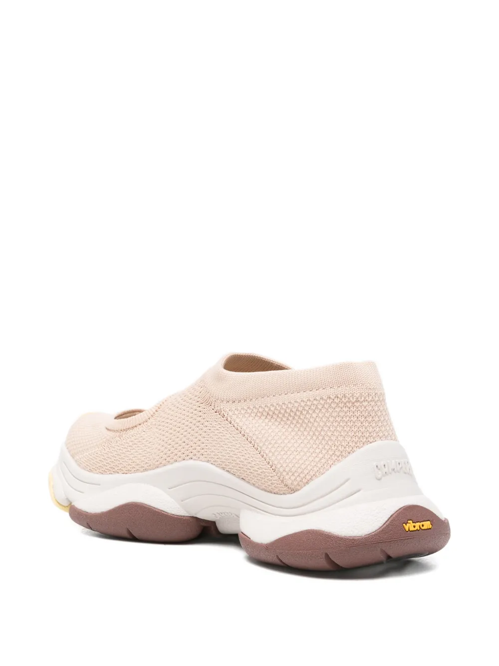 Camper x Issey Miyake cut-out knit sneakers Beige