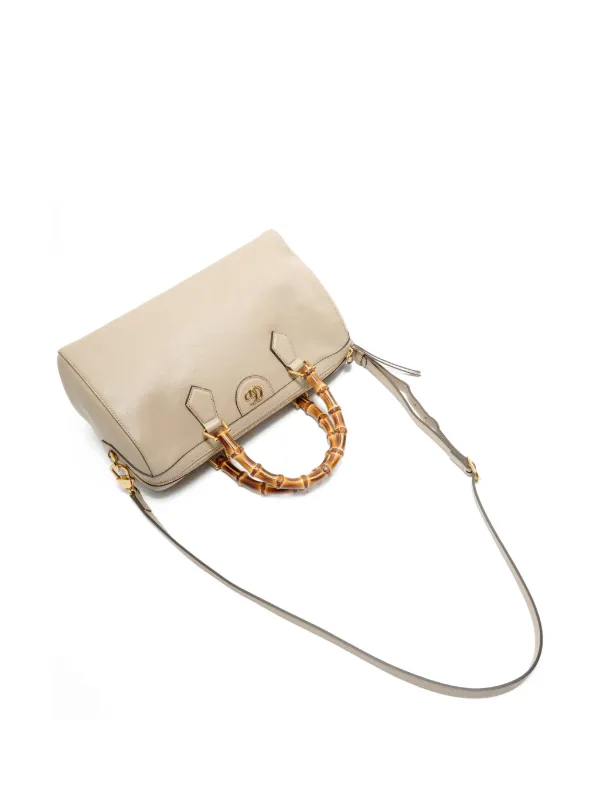 Gucci Pre-Owned 2020-2025 ダイアナ バンブー ハンドバッグ