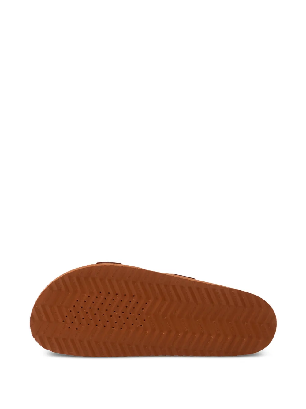 Geox buckle-strap slides Oranje