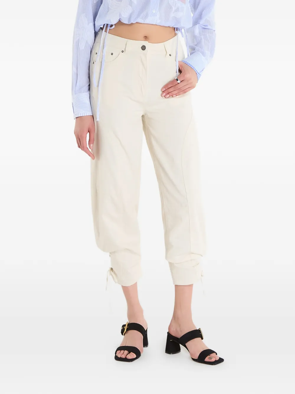 Desigual pocket buttoned trousers - Toni neutri