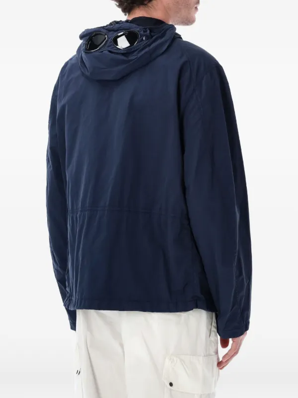 C.P. Company Flatt Nylon ゴーグルジャケット | ブルー | FARFETCH JP