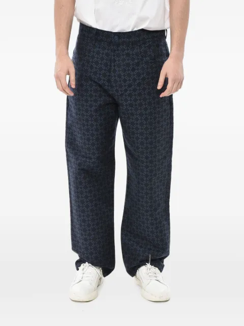 Givenchy monogram-pattern 5-pocket trousers