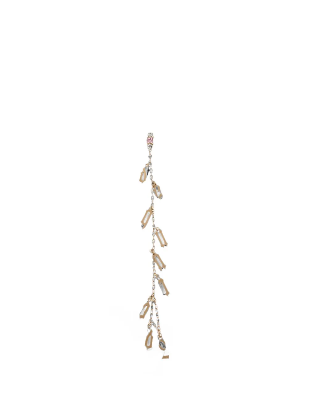DSQUARED2 monogram-charm clip-on earring - Gold