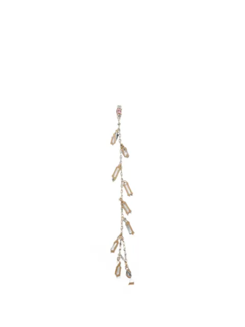 DSQUARED2 monogram-charm clip-on earring