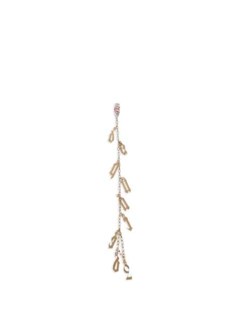 DSQUARED2 monogram-charm clip-on earring