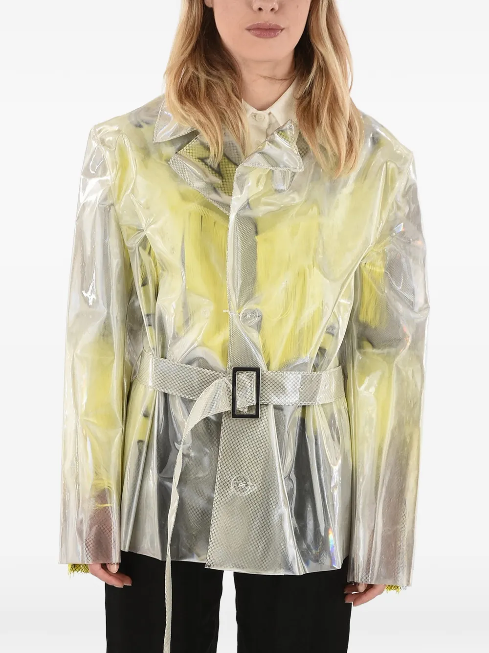Maison Margiela belted jacket - Gelb