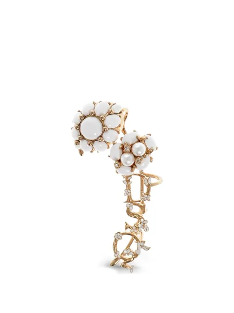 DSQUARED2 logo-detail earring