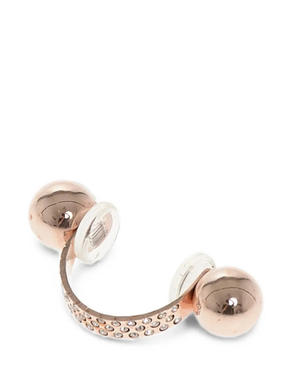 DSQUARED2 rhinestone-embellished septum piercing - Rosa