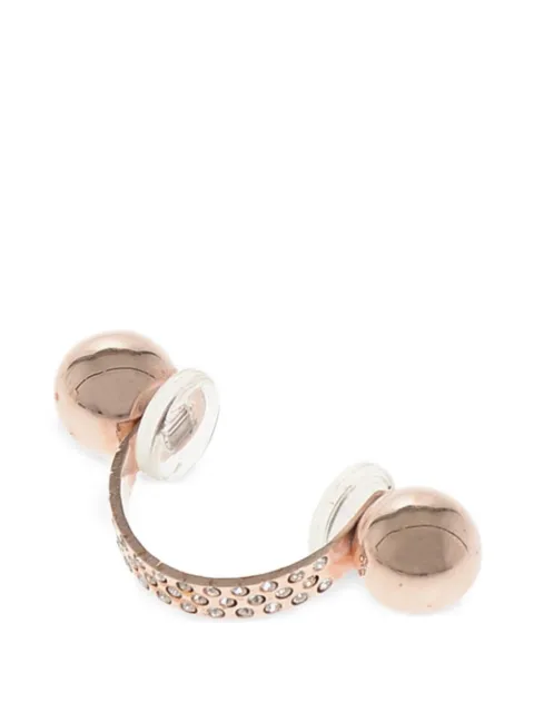 DSQUARED2 rhinestone-embellished septum piercing