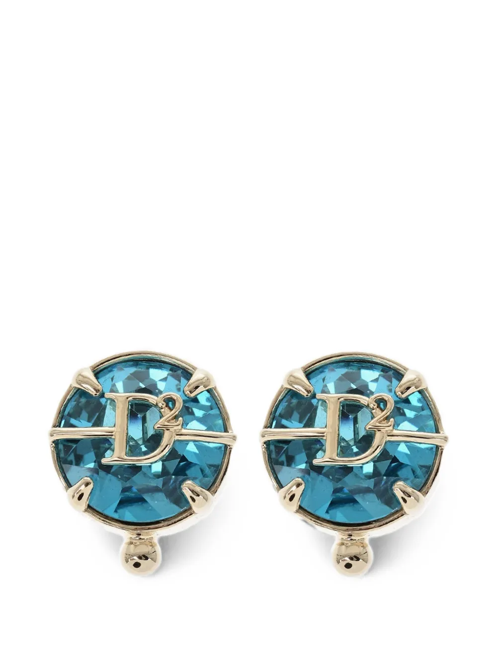 DSQUARED2 logo-detail clip-on earrings - Gold