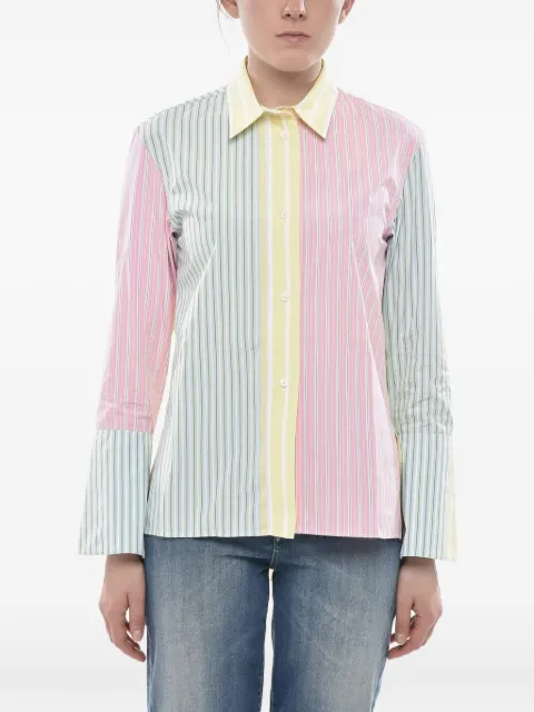 Marni camisa a rayas con manga acampanada
