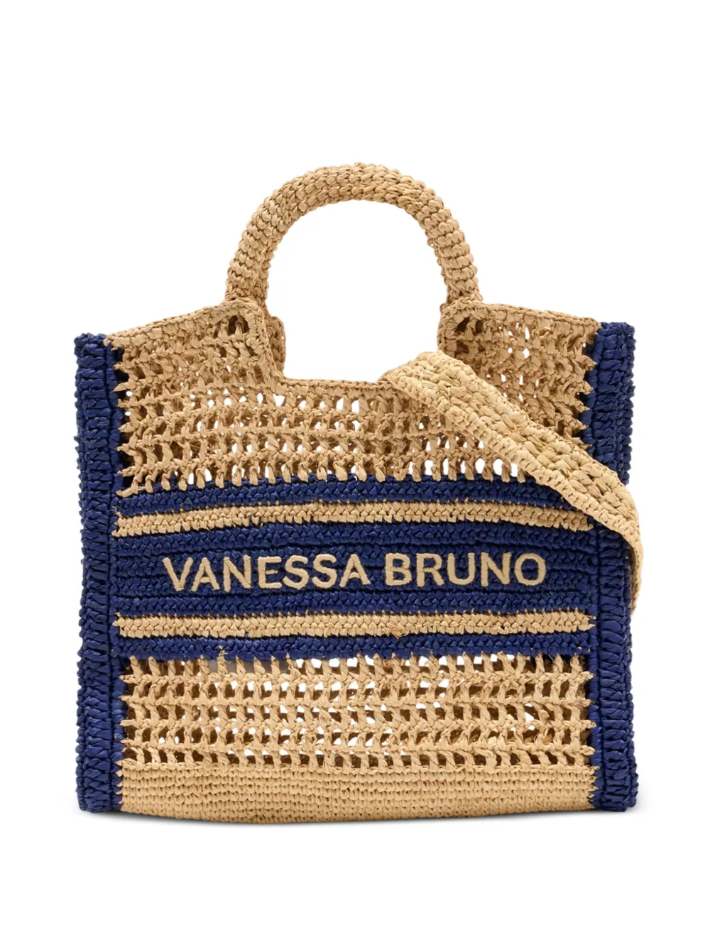 Vanessa Bruno small Panier raffia tote bag - Toni neutri