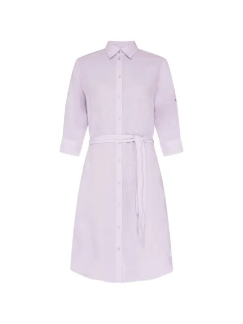 Vilebrequin Ludovie belted linen shirt midi dress