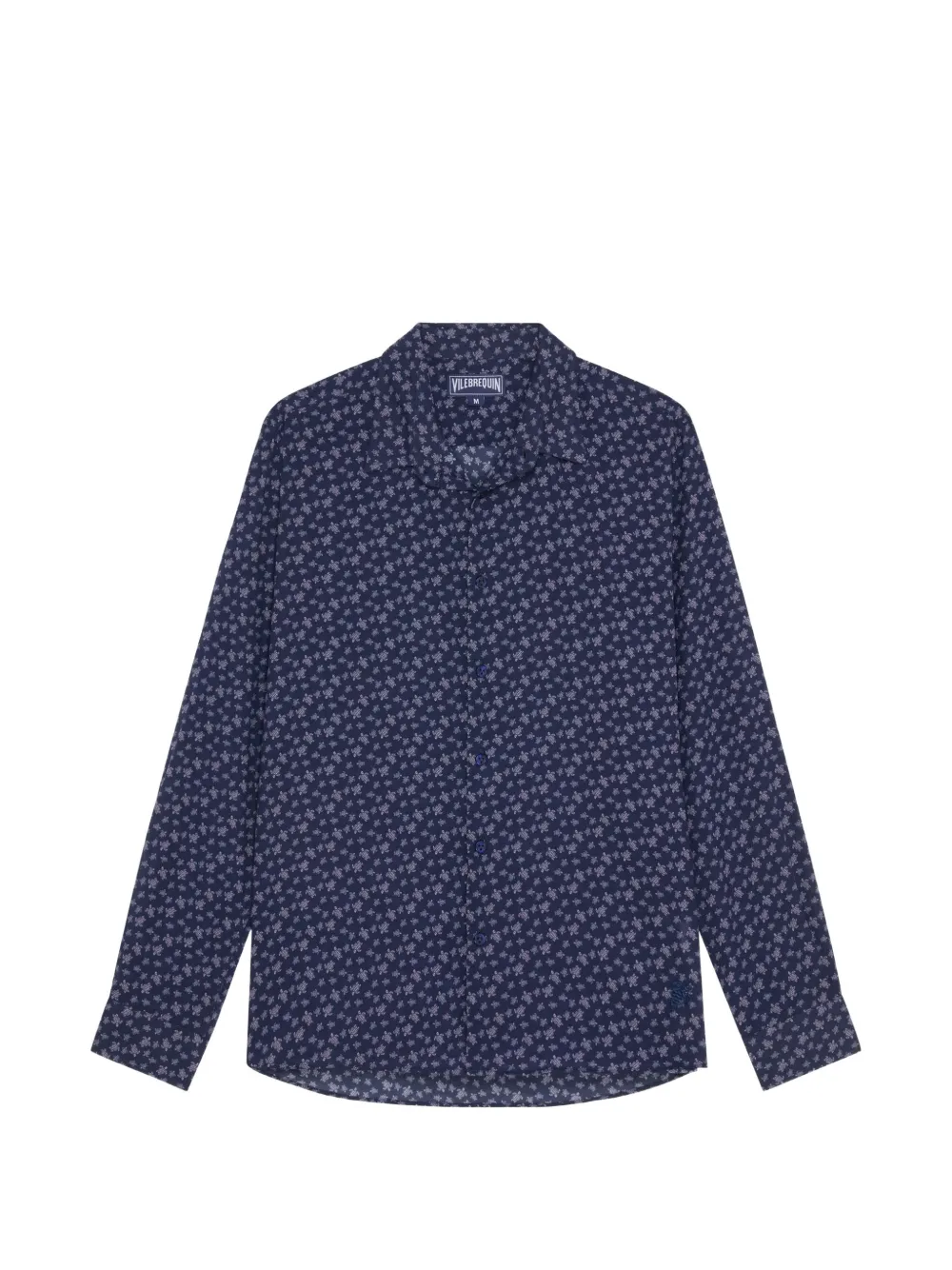 Vilebrequin turtle-print cotton shirt - Blau