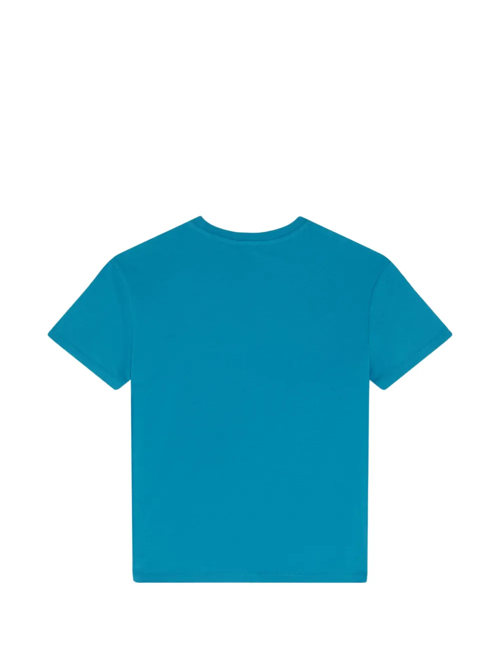 Vilebrequin Kids Gabin katoenen T-shirt met geborduurde schildpad Blauw