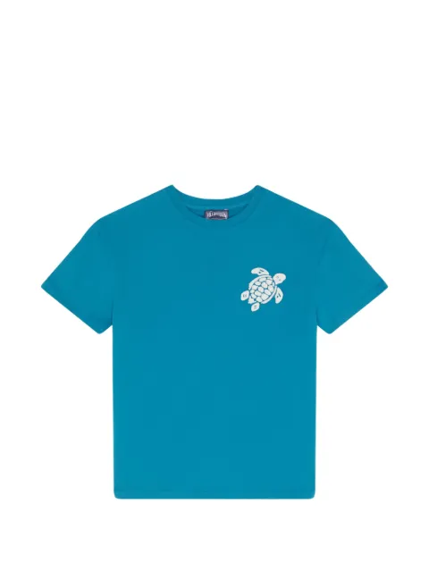 Vilebrequin Kids Gabin T-Shirt mit Schildkröten-Stickerei