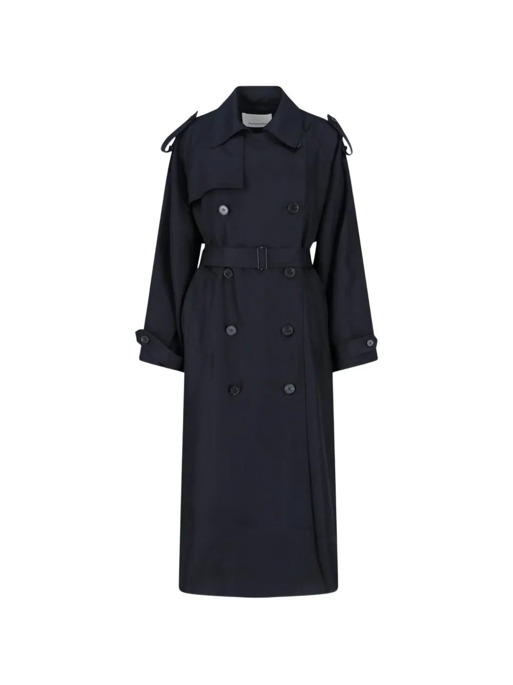 The Frankie Shop Veyron double-breasted trench coat - Blu