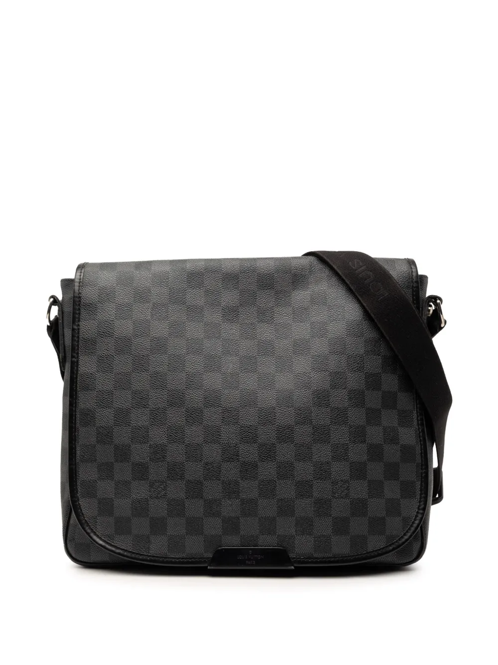 Louis Vuitton Pre-Owned 2011 Damier Graphite Daniel MM crossbody bag - Nero