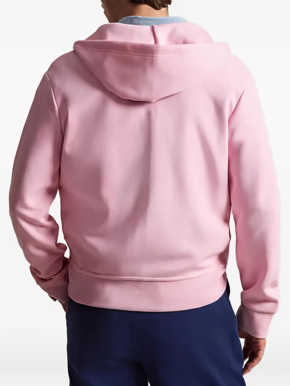 Polo Ralph Lauren logo-embroidered zip-up Hoodie | Pink | FARFETCH ZA