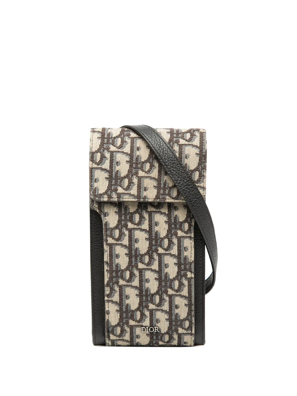 Christian Dior Pre-Owned 2019 Oblique Canvas Phone Holder crossbody bag - Blau