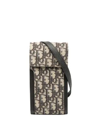 Christian Dior オブリーク ショルダーバッグ Christian Dior Pre-Owned 2019 オブリーク キャンバス フォンホルダー