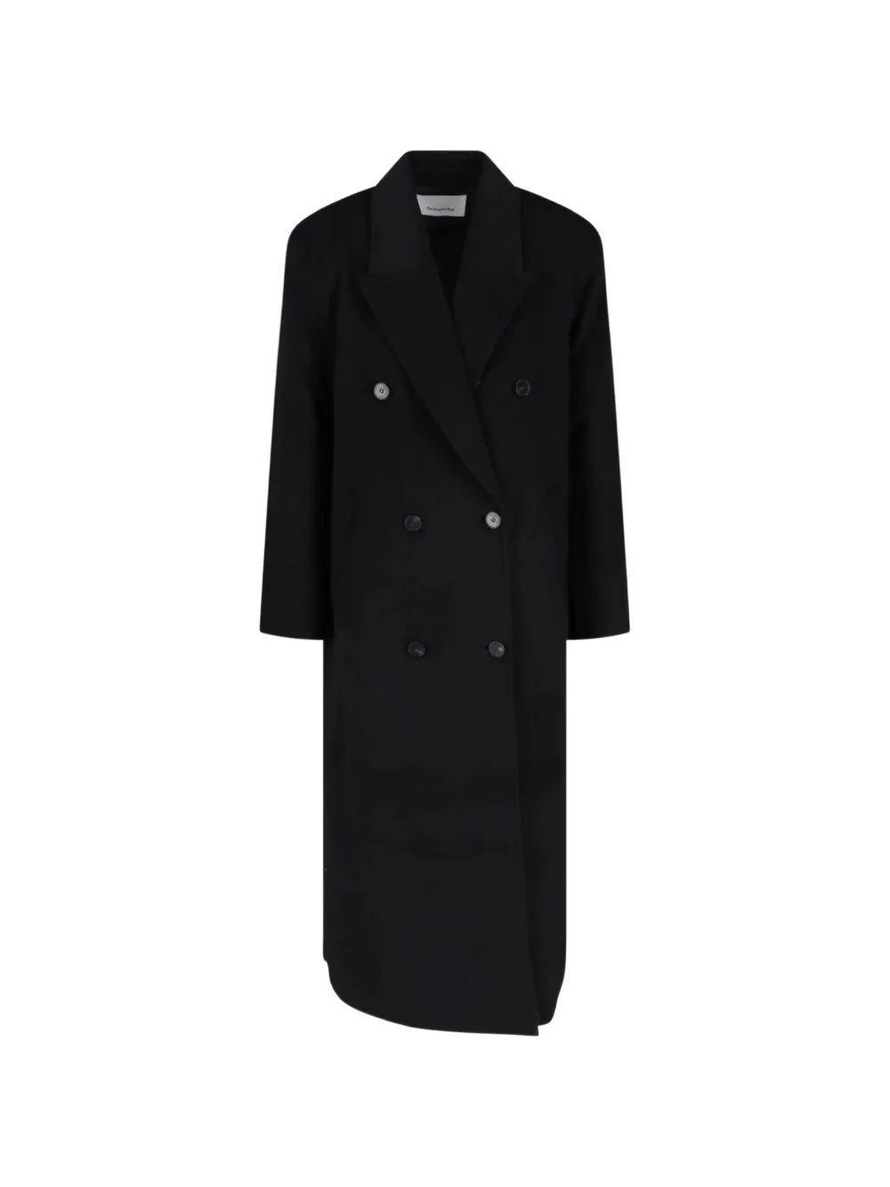 The Frankie Shop Gaia double-breasted coat - Black
