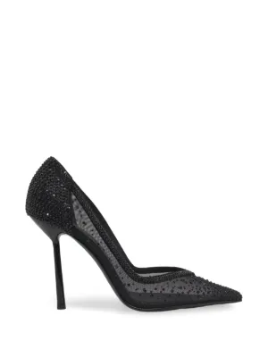 Alexander McQueen Punk 90mm crystal-embellished Pumps | Black