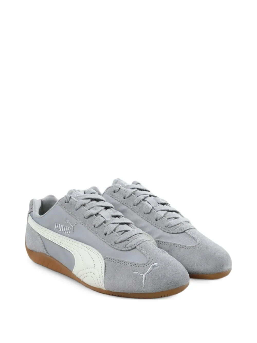 PUMA Speedcat suede-panelled logo-embroidered sneakers Grijs