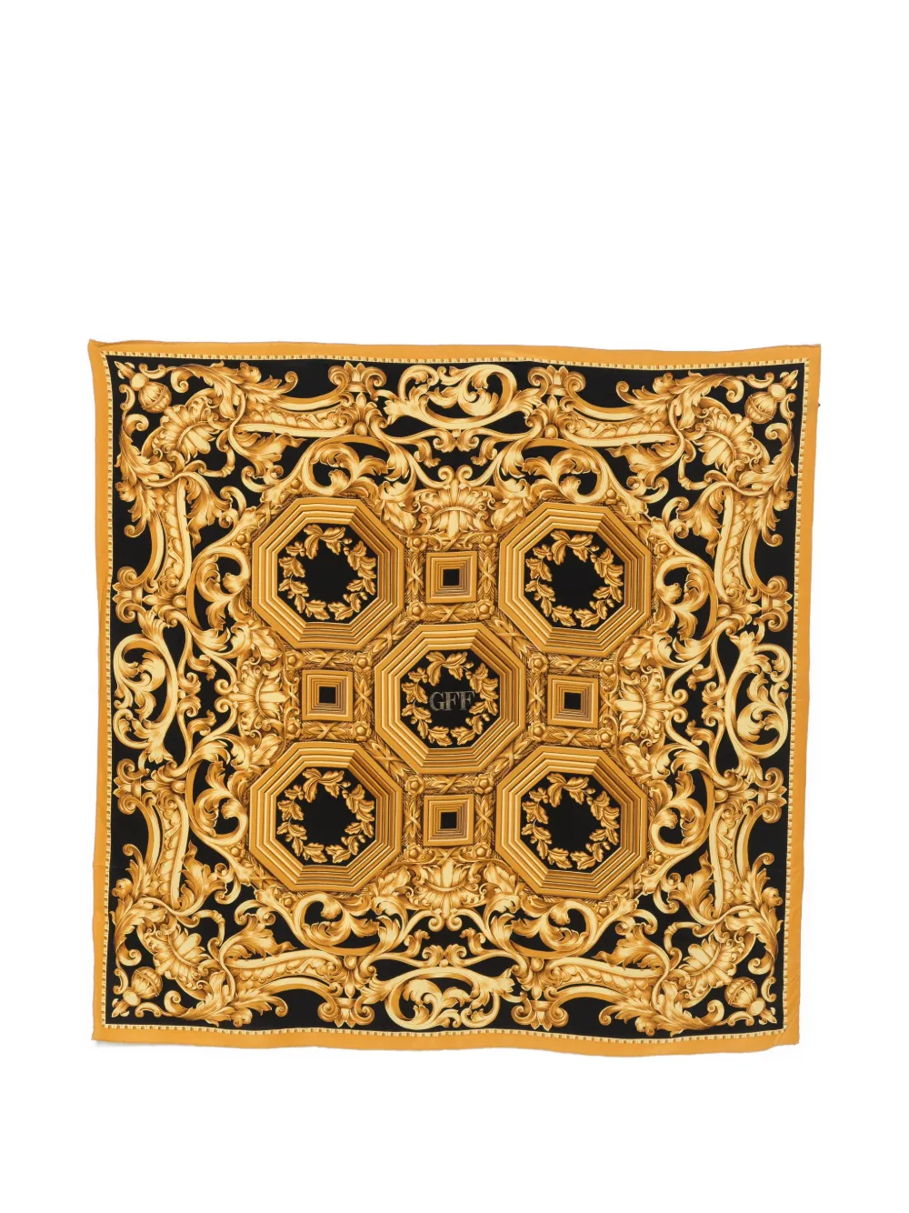 Gianfranco Ferré Pre-Owned 2000s baroque-print scarf - Oro