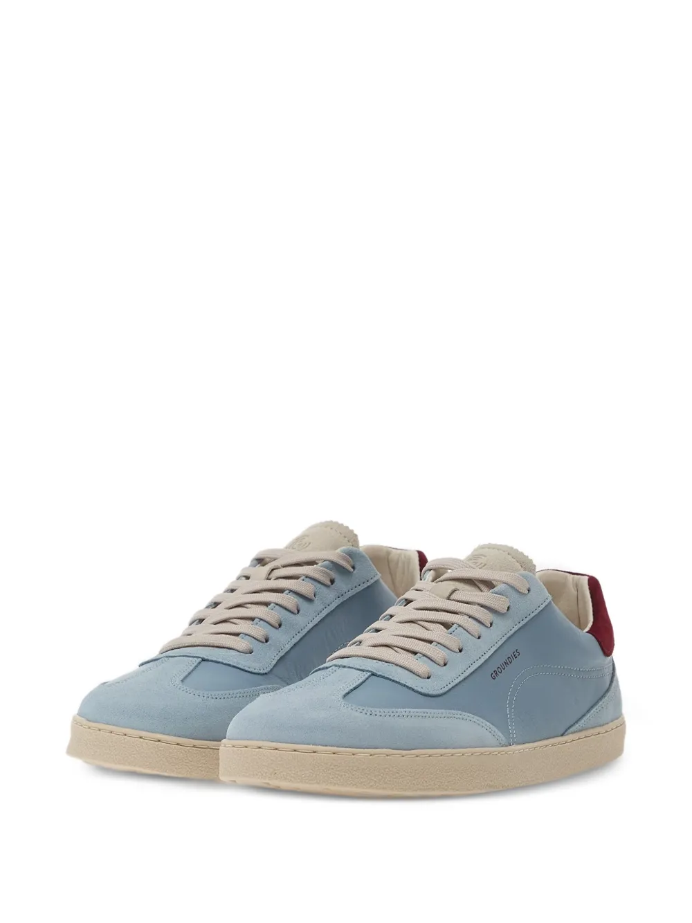  Groundies Zapatillas De Ante Con Paneles - Azul 