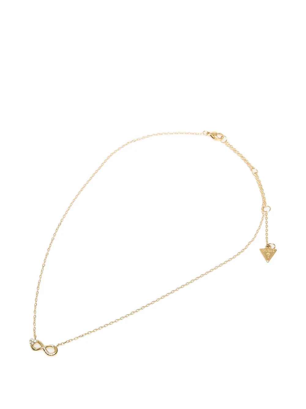 GUESS USA infinity crystal-embellished necklace · OS