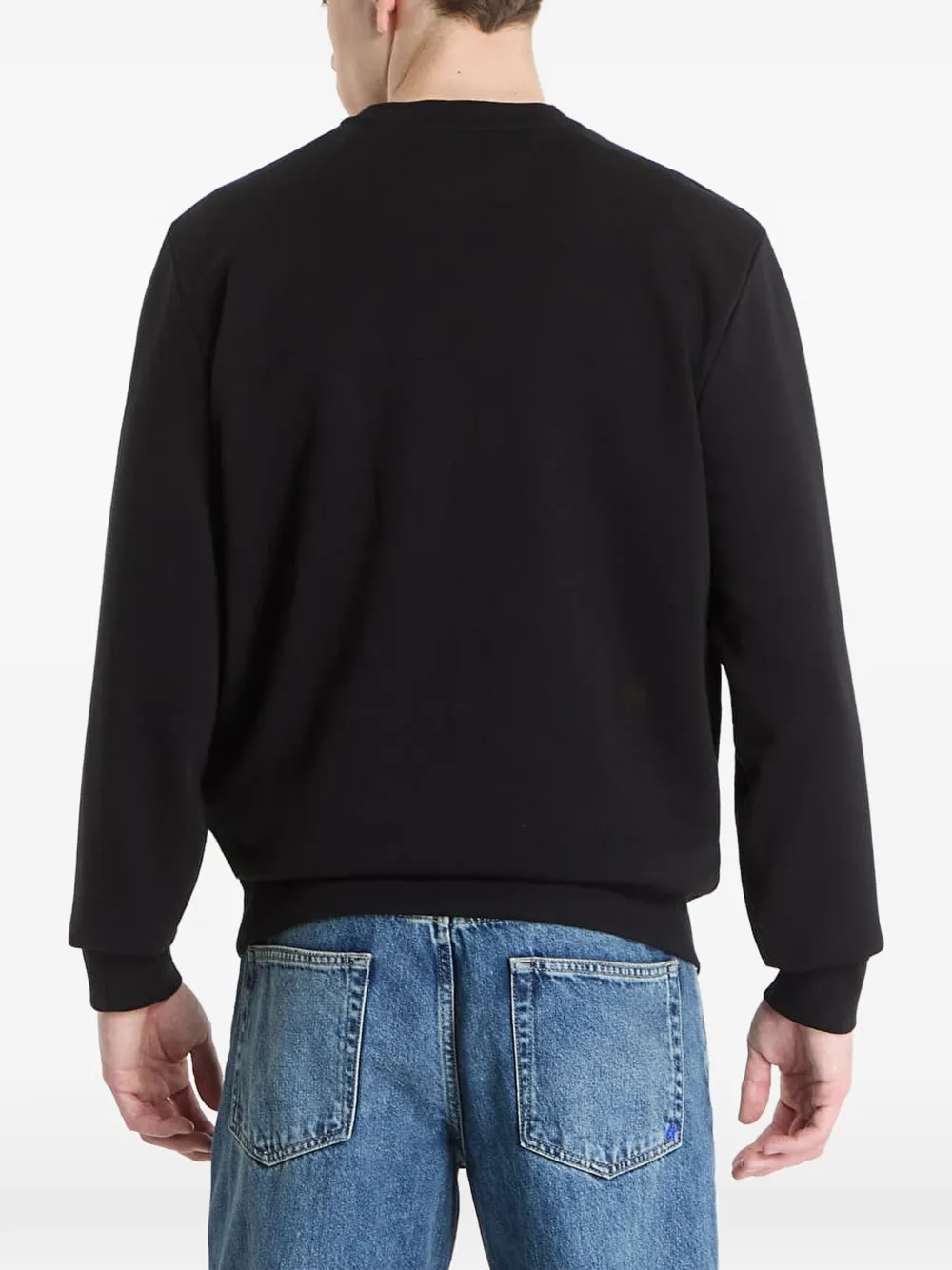 GUESS USA Trui met geborduurd logo Zwart