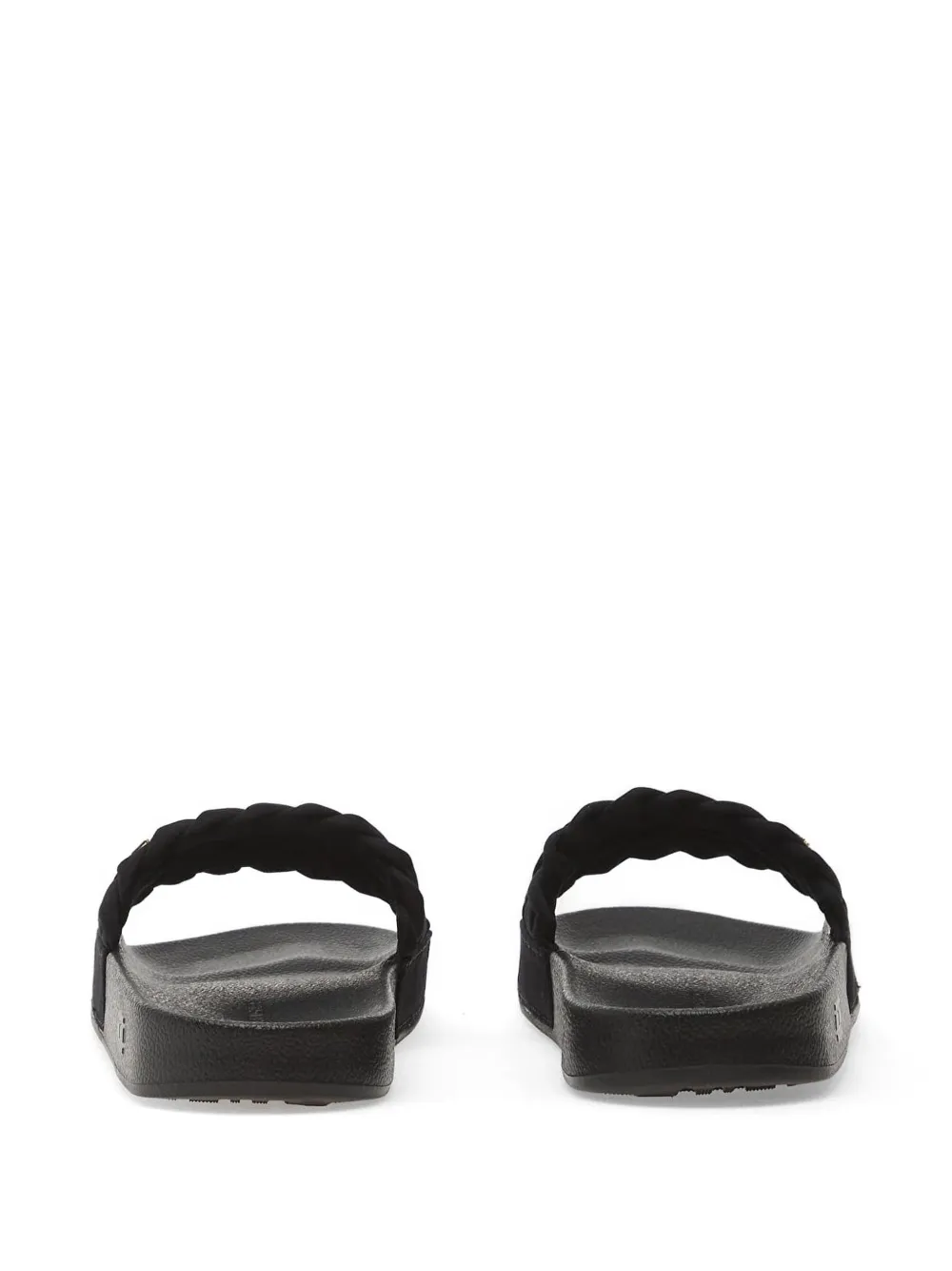 Tommy Hilfiger braided-strap slides Zwart