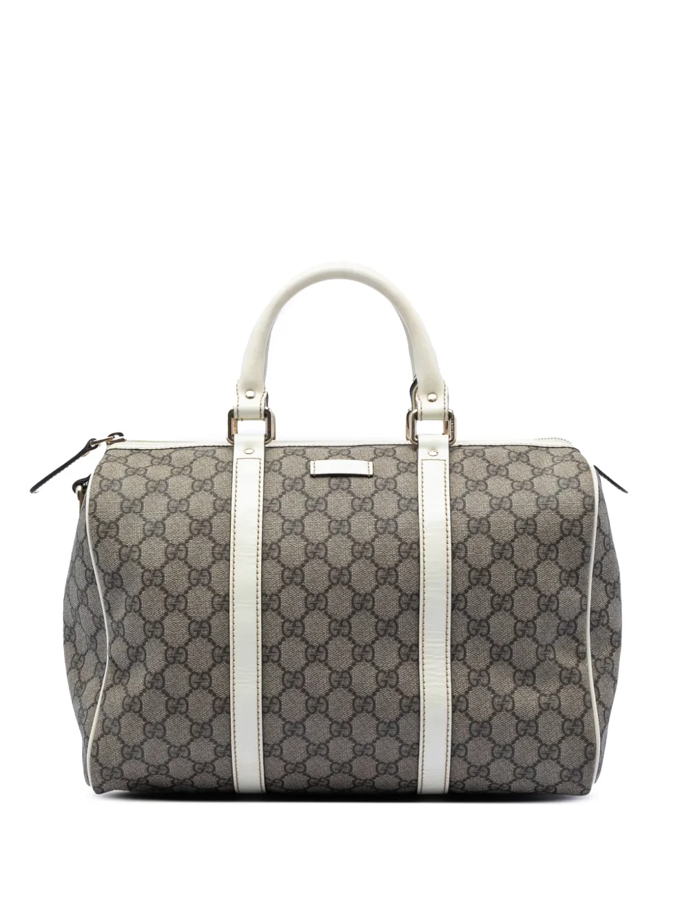 Gucci Pre-Owned 2016-2025 Medium GG Supreme Joy boston bag - Bianco