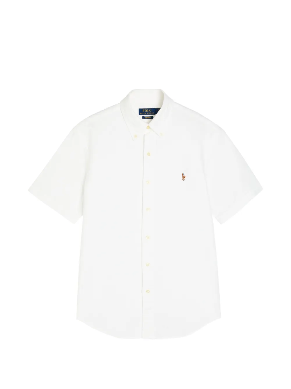 Polo Ralph Lauren custom fit short-sleeve shirt - Bianco