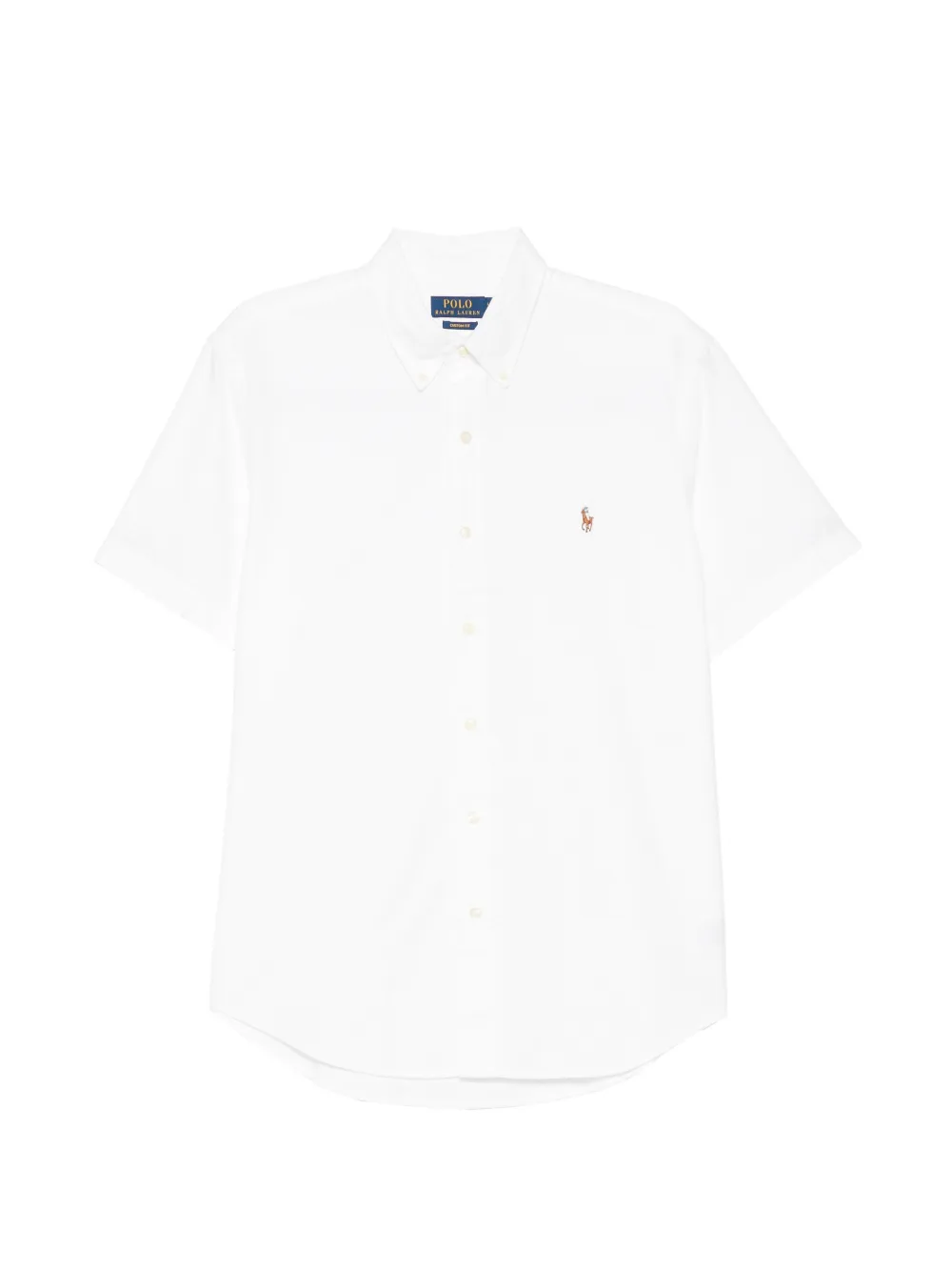 Polo Ralph Lauren custom fit short-sleeve shirt - Weiß