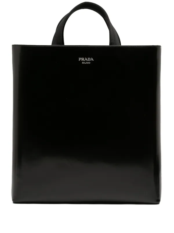 Prada Pre-Owned 2000-2026 スパッツォラート ハンドバッグ | ブラック