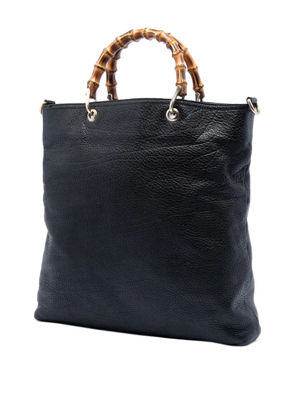 Gucci Pre-Owned 2016-2026 トールレザー バンブーショッパー トート