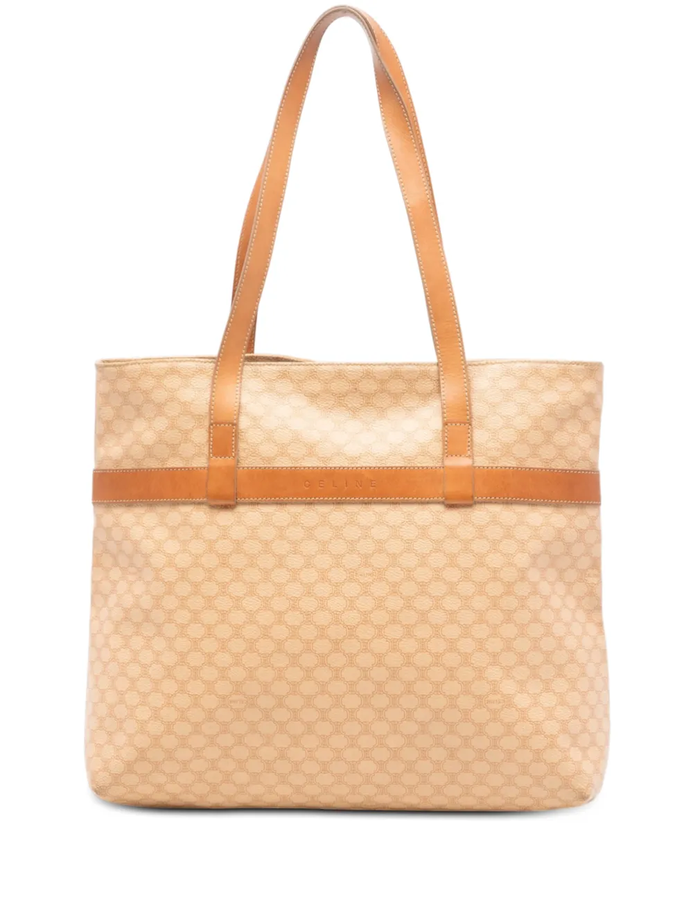 Celine Pre-Owned 2001 Macadam Coated Canvas tote bag - Toni neutri