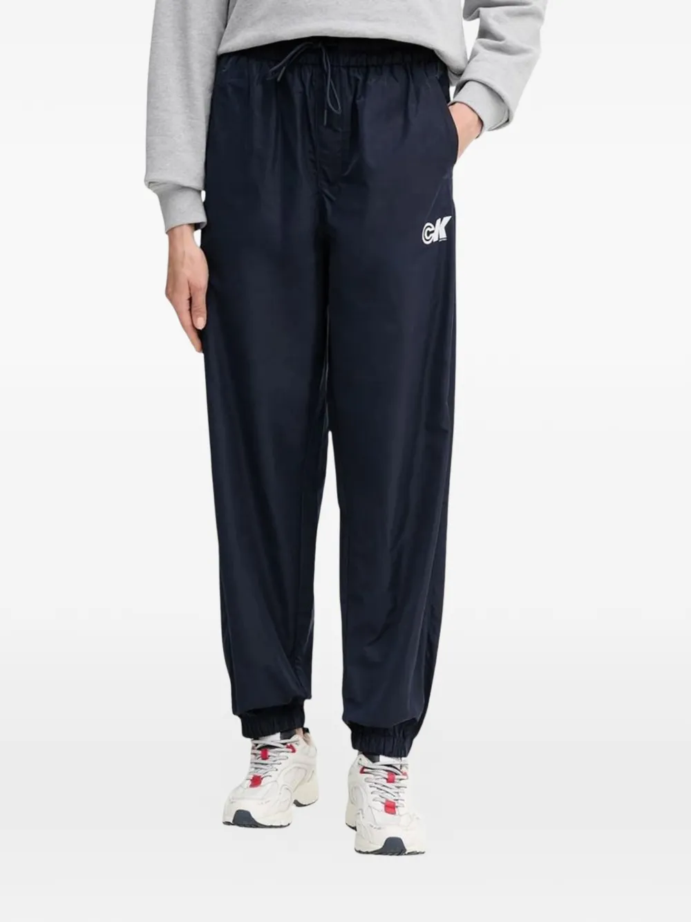 Calvin Klein Jeans logo-print track pants - Blu