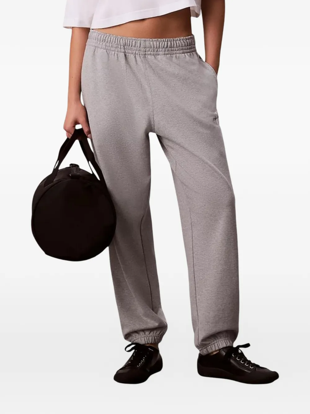 Calvin Klein Jeans logo-print track pants - Grigio