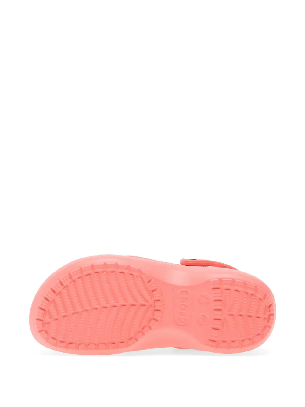 Crocs Ankle-strap Platform Slides In Pink