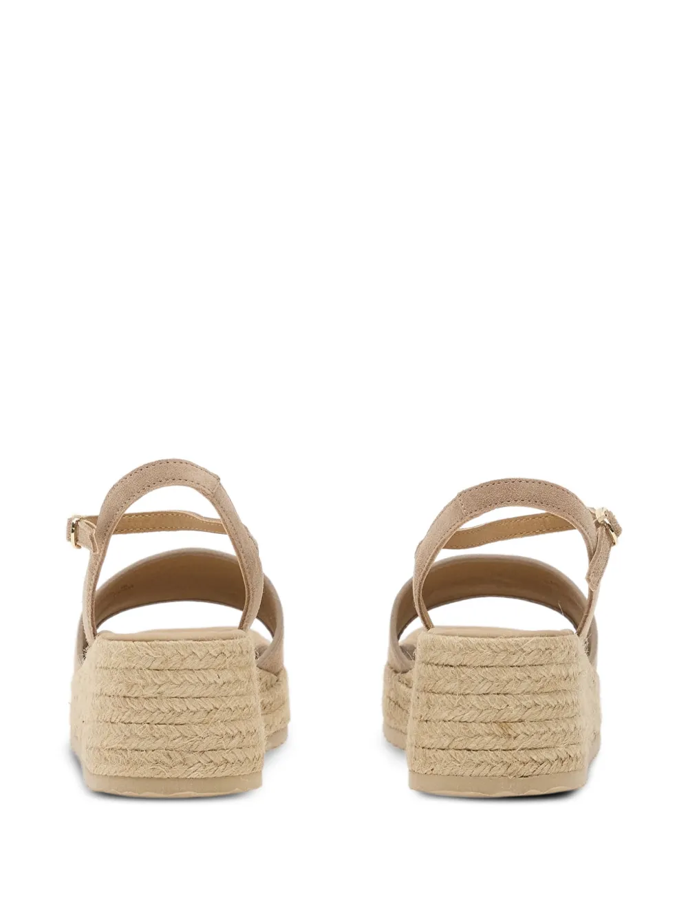 Geox Alemeria suede platform sandals Beige