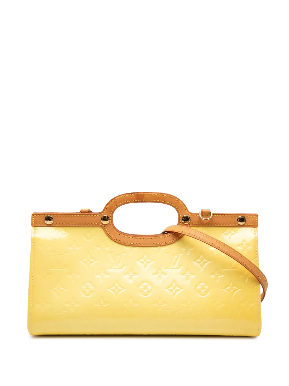 Louis Vuitton Pre-Owned 2008 Monogram Vernis Roxbury Drive satchel - Giallo
